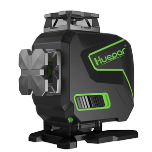 Nivel láser verde Huepar S04CG 16 LINEAS +Trípode Huepar(Pantalla LCD)
