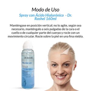 Spray de Hidratación Instantanea con Acido Hialuronico Dr Rashel 160ml 3 Unidades