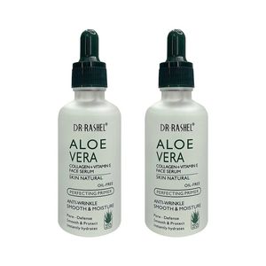 Suero Facial de Colageno de Aloe Vera y Vitamina e Dr Rashel 50ml 2 Unidades