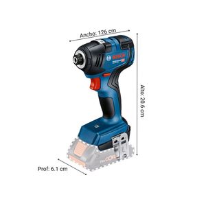 Taladro percutor inalámbrico 1/2" 18V Bosch GSB185-LI + Llave impacto GDR18V-200