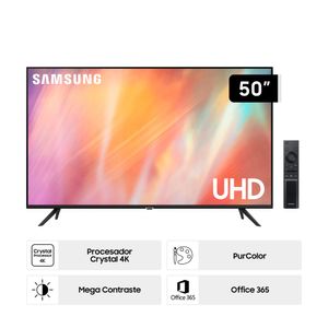 Televisor Samsung 50" UN50AU7090GXPE UHD 4K