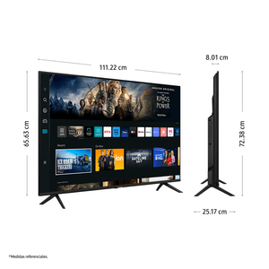 Televisor Samsung 50" UN50AU7090GXPE UHD 4K