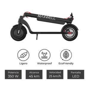 Scooter Eléctrico Maxwell - Luxe 8 | 350 W