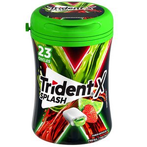 Goma de Mascar TRIDENT Fresa y Limón Empaque 44.6g
