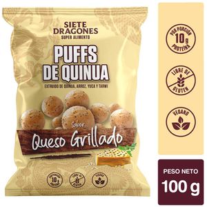 Puffs Queso Agrillado SIETE DRAGONES Bolsa 100g