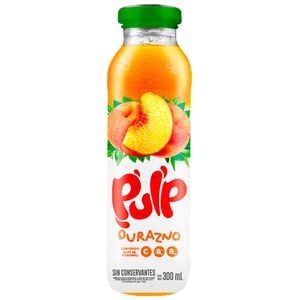 Jugo PULP Durazno Botella de Vidrio 300ml