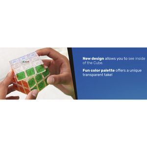 Cubo Mágico RUBIKS 3x3 Transparente