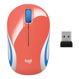 Mouse Logitech M187 Mini Wireless Refresh Coral