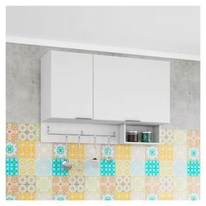 Mueble de Cocina Aéreo Lindsay Ventitas Home Blanco