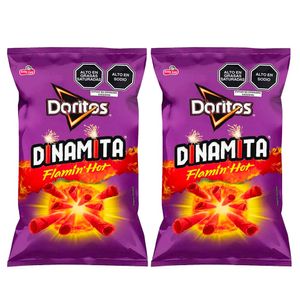Pack Tortillas de Queso DORITOS Dinamita Bolsa 80g x 2un