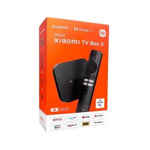 Xiaomi Mi Box S 2da Generación con Google TV 4K UHD- Negro