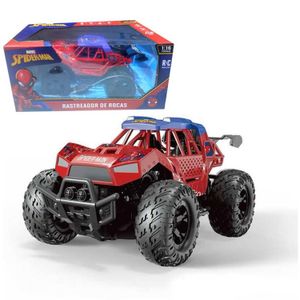 Carro Rastreador de Rocas Spiderman con Control