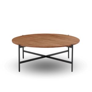 Mesa De Centro Industrial Belga Caramelo Coricha Home