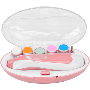 Lima Eléctrica para Uñas de Bebé Color Rosado