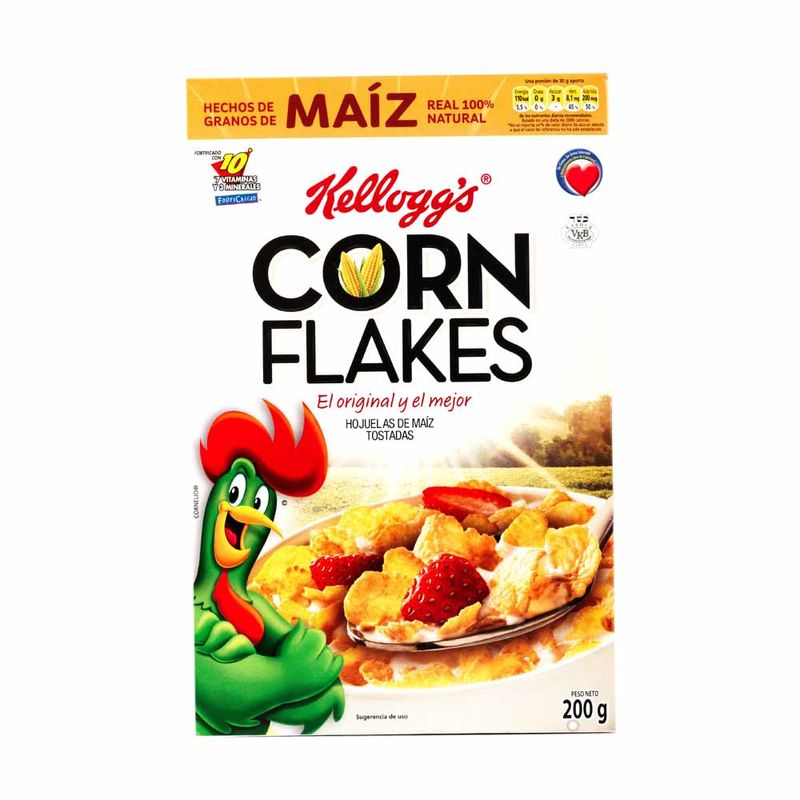 Cereal KELLOGGS Corn flakes Caja 200Gr