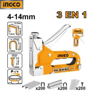 Engrapadora Clavadora 3 en 1 Ingco HSG1405