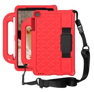 Funda Protector para Tablet Modelo Maleta con Correa para Samsung A7 Lite Rojo