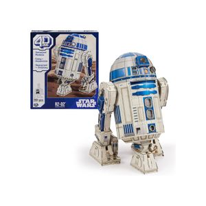 Rompecabezas Armable 4D Cartón Star Wars Arturito 18cm Alto