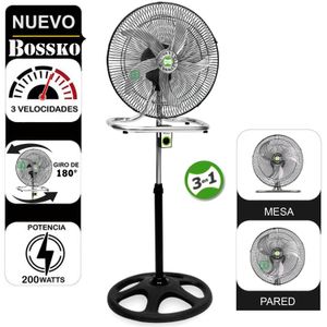 Ventilador Pedestal 3 en 1 De 18″ 200 W BK-8219VI/NG