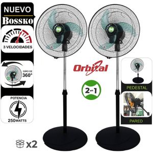 Ventilador Orbital 2 en 1 BK-8223VO De 16" 250W Caja de 2U