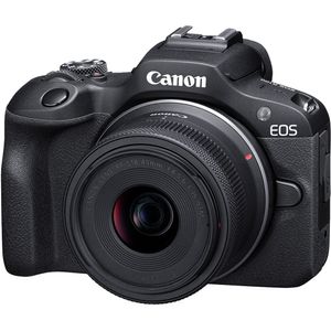 Kit de Cámara Canon Eos R100 Mirrorless con Lentes 18 45Mm Y 55 210Mm