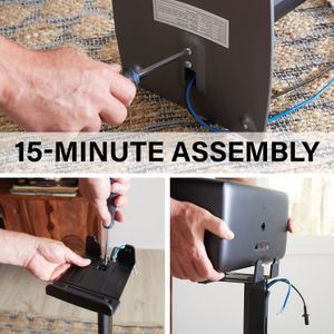 Soporte de Altavoz Sanus para Altavoces Sonos Five Play:5 Negro