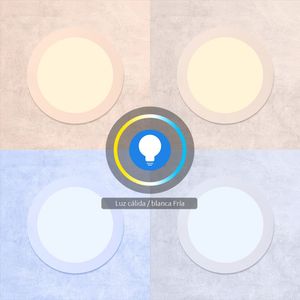 Luz led smart empotrable wifi