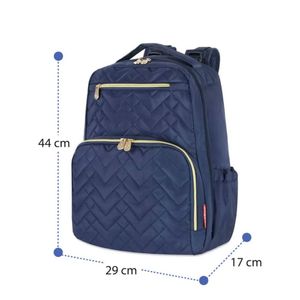 Pañalera Para Bebe Fisher Price Azul Dfp9001
