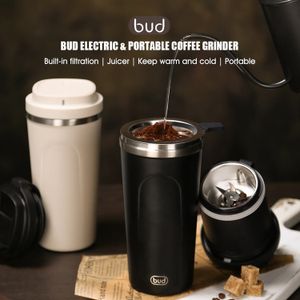 Cafetera Bud Molinillo de Café Molinillo Eléctrico Todo En Uno Taza de Café Hecha A Mano Beige