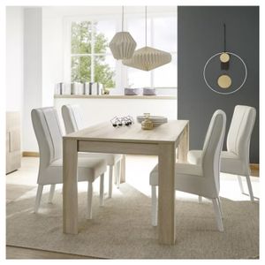 Mesa de Comedor Nicola Ventitas Home Castaño