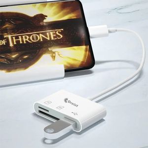 Lector de Tarjetas SD USB 3 En 1 Adaptador Tipo C Dreizt ADC210016
