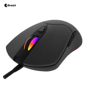 Mouse Gamer Dreizt RGB Mate GR270037 12,800 dpi Negro