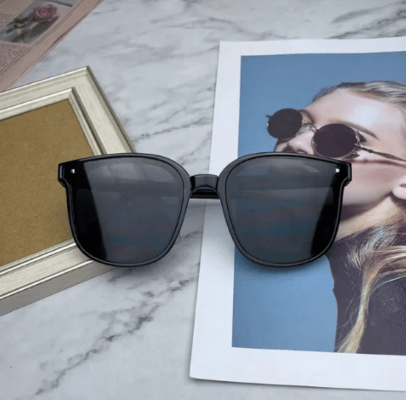 Gafas Lentes de Sol Plegables Negro Real Plaza