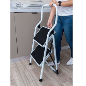 Escalera plegable 2 peldaños 150 kg, Pretul