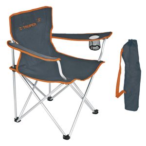 Silla de playa camping portátil plegable truper