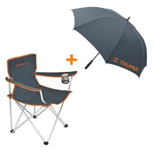 Silla de playa camping plegable Paraguas sombrilla 130cm