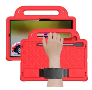Funda Protector para Tablet Modelo Maleta con Correa para Samsung S7 Rojo