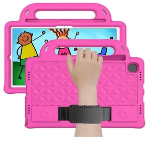 Funda Protector para Tablet Modelo Maleta con Correa para Samsung S6 Fucsia