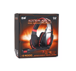 Audífono Diadema Gamer Kotion G4000 Rojo