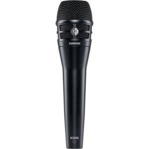 Micrófono Vocal de Mano Dinámico Shure Ksm8 B Dualdyne Negro