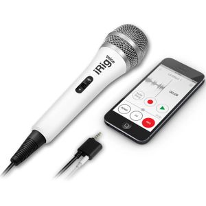 Micrófono de Mano Ik Multimedia Irig Voice Ios Android Blanco