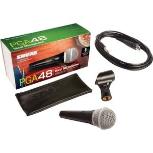 Micrófono Vocal Dinámico Shure Pga48 Cable Xlr a 1 4