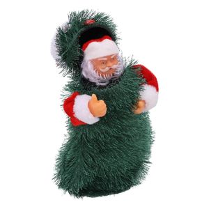 Árbol Navideño Giratorio con Papa Noel Bailarín Musical