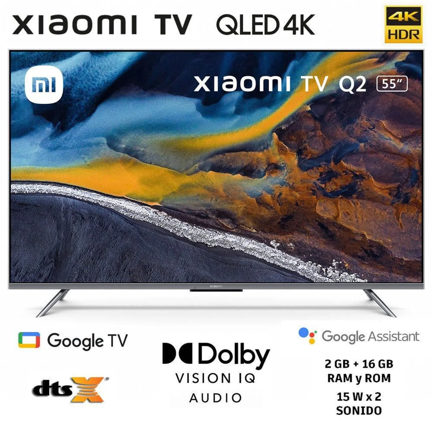 Xiaomi TV Q2 - 65 pulgadas - Televisión Android TV
