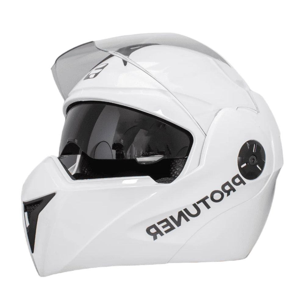 Casco Protuner 3110 Blanco Brillante Talla L Real Plaza