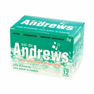 Antiácido SAL DE ANDREWS Polvo Efervecente Caja 12un
