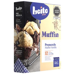 Premezcla Muffin de Vainilla LEITE Caja 500g