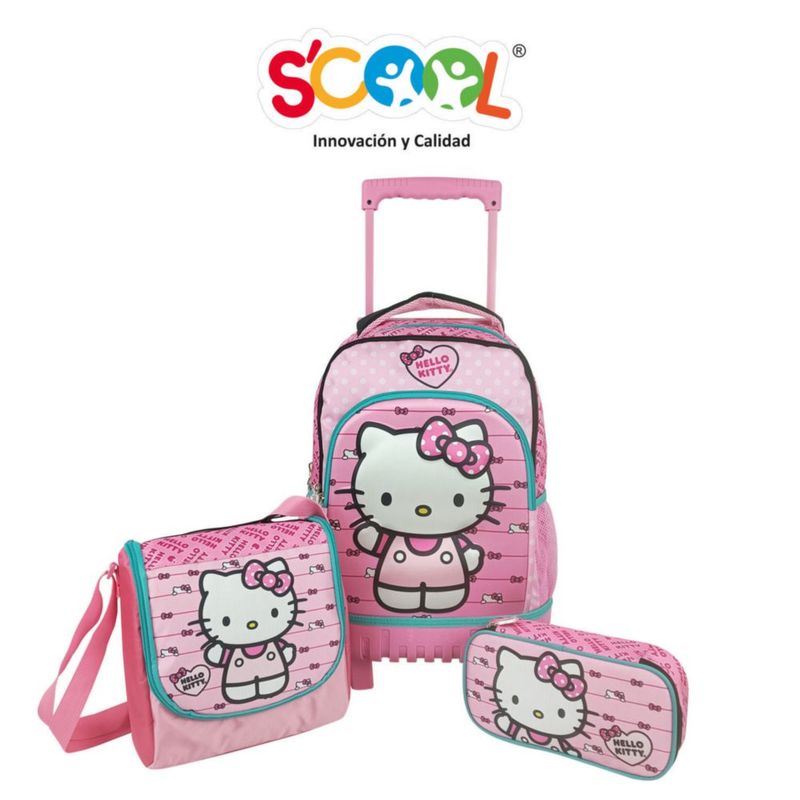 Mochila hello kitty online con ruedas