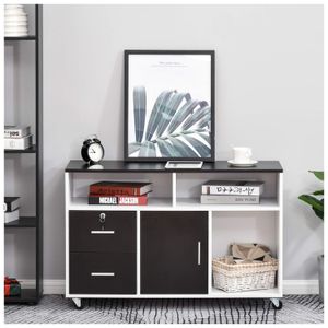 Archivador Leo Ventitas Home Negro y Blanco