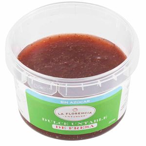 Dulce Untable de Fresa Sin Azúcar LA FLORENCIA Pote 200g
